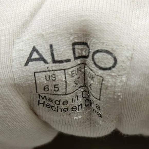 ALDO Women's White Wedge Sneakers - Picture 10 of 14